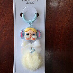 Cry Baby Bag Charm Keychain NWT